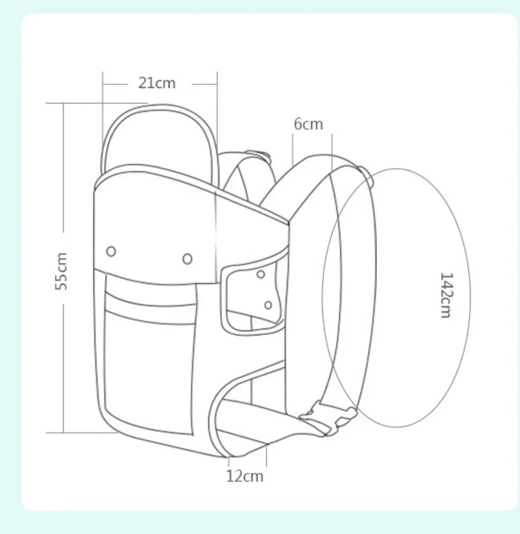 BABY CARRIER- Comodidad y Soporte para ti y tu bebé | Color Gris UniTalla