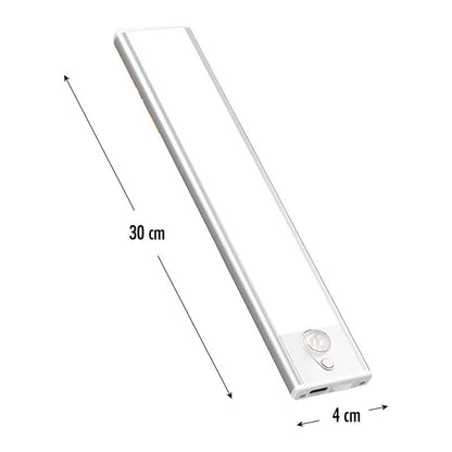 Lampara LED Inteligente - Con sensor de Movimiento, 3 Colores de luces, Recargable