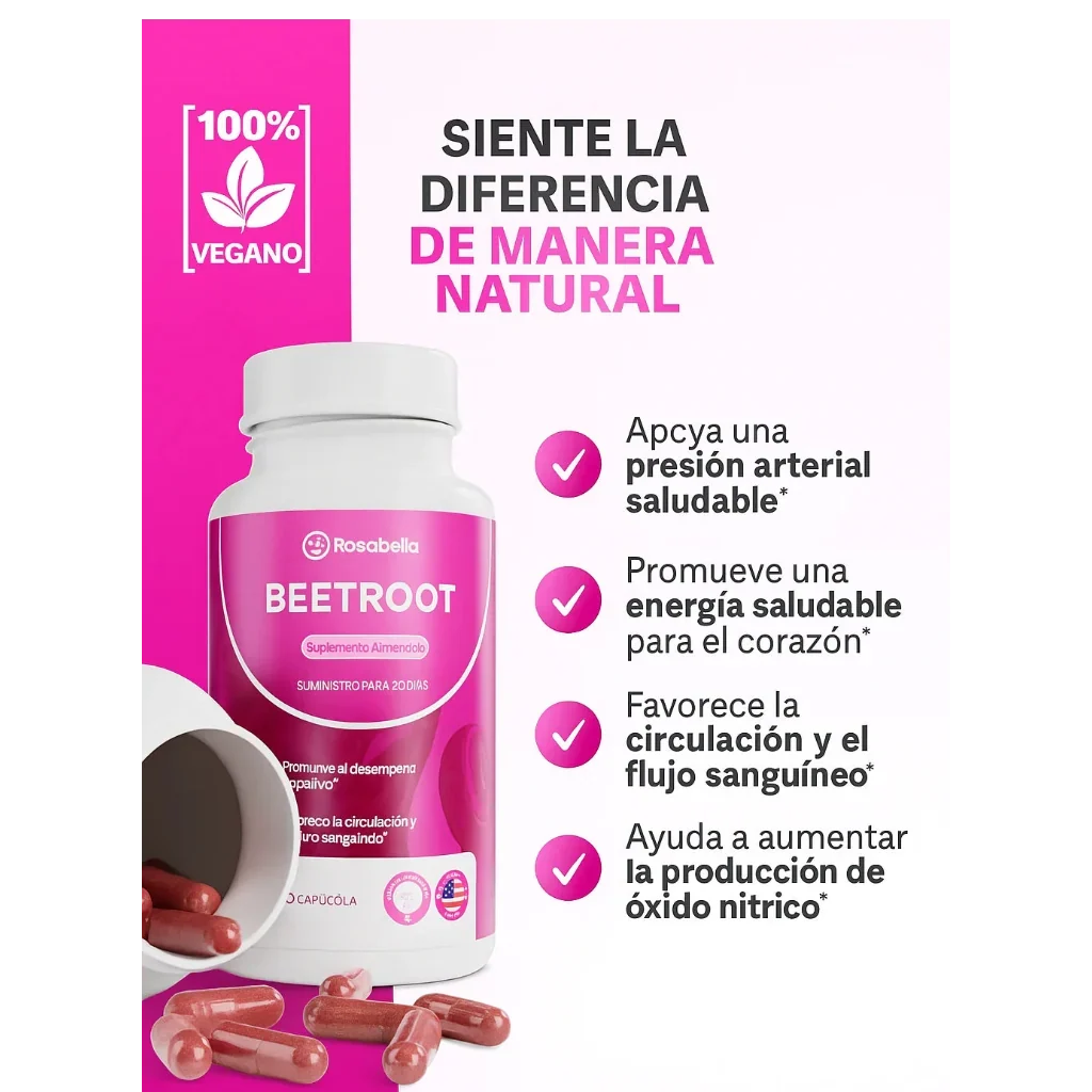 REMOLACHA MAX- Recupera tu energía, fuerza y vitalidad.