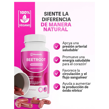 REMOLACHA MAX- Recupera tu energía, fuerza y vitalidad.