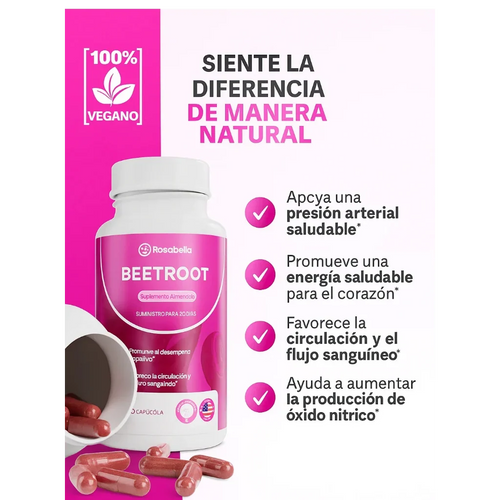 REMOLACHA MAX- Recupera tu energía, fuerza y vitalidad.