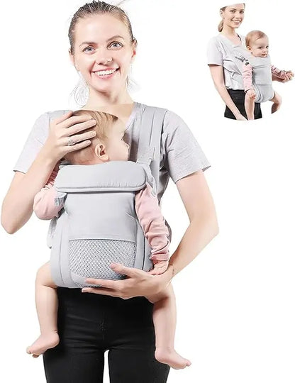 BABY CARRIER- Comodidad y Soporte para ti y tu bebé | Color Gris UniTalla