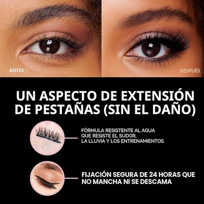 Kit Pestamag | 5 pares de pestañas con delineador Mágnetico y pinza