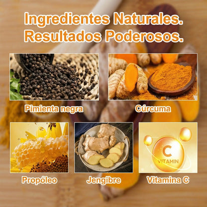 TURMERIC CURCUMA - Recupera tu bienestar digestivo de forma natural X60 Cápsulas