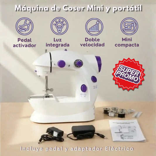 Súper Máquina De Coser | Fácil de Usar y Portátil
