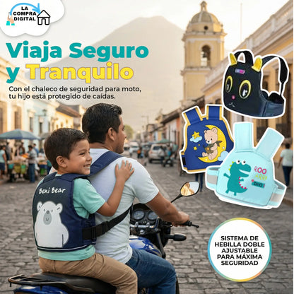 BABY PROTECTION - Chaleco de seguridad vial infantil Diseños surtidos Talla única