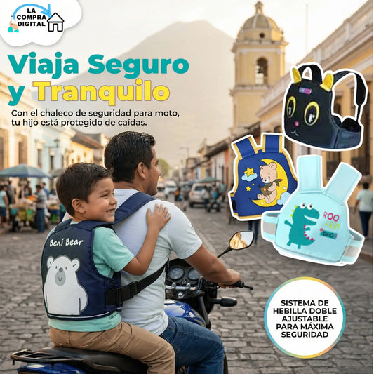 BABY PROTECTION - Chaleco de seguridad vial infantil Diseños surtidos Talla única