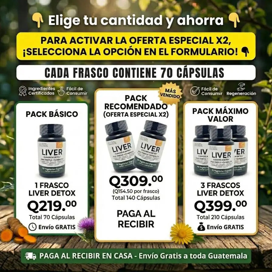 LIVER DETOX - Desintoxica, Regenera y Protege tu Hígado