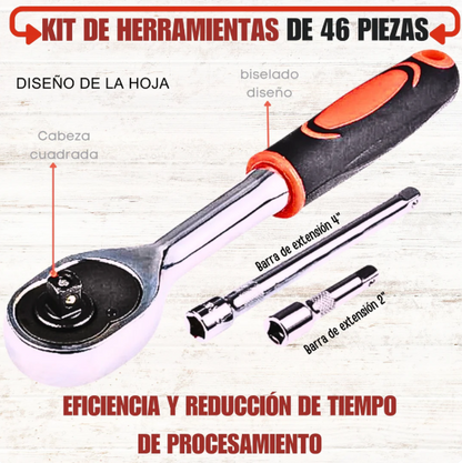 Set Llaves Trinquete X46