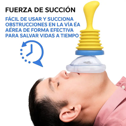 LIFESAFE AIR - Dispositivo Antiasfixia para Niños y Adultos | Incluye dos boquillas