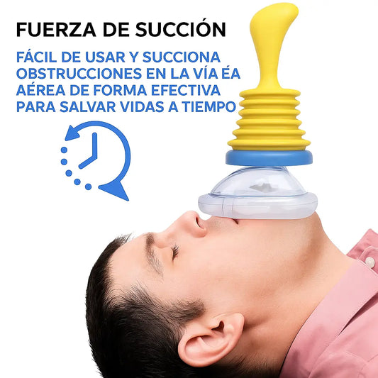 LIFESAFE AIR - Dispositivo Antiasfixia para Niños y Adultos | Incluye dos boquillas