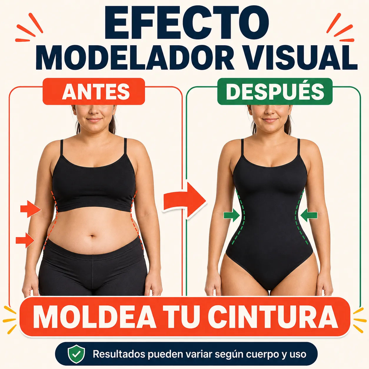 Body Compresor Reduce Tallas + Máscara de Pestañas de Regalo 🎁