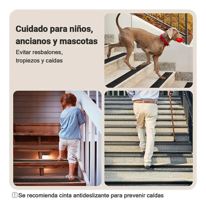 Cinta Antideslizante | No más caidas por pisos lisos o mojados - 6 Metros