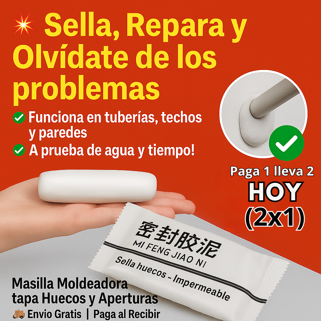 2x1 Masilla Selladora para Huecos y Aperturas