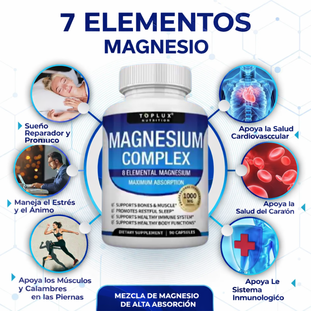 Magnesio Vital Complex 7 en 1 - 60 Capsulas