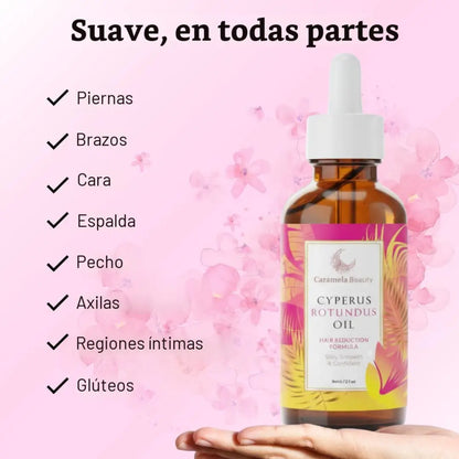 Aceite Cyperus Beauty - Libérate de las rasuradas demoradas y dolorosas, recupera la seguridad en tu piel.