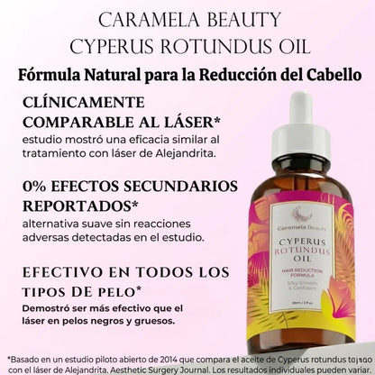Aceite Cyperus Beauty - Libérate de las rasuradas demoradas y dolorosas, recupera la seguridad en tu piel.