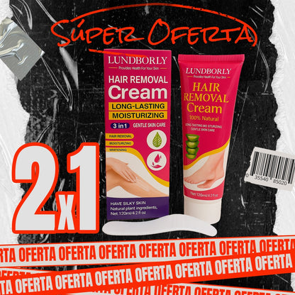 (2X1) Crema Depiladora Corporal con Aloe Vera