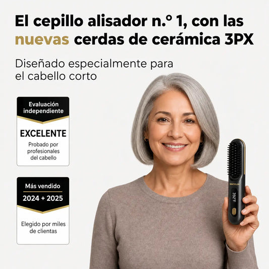 Cepillo Alisador Portátil inalámbrico