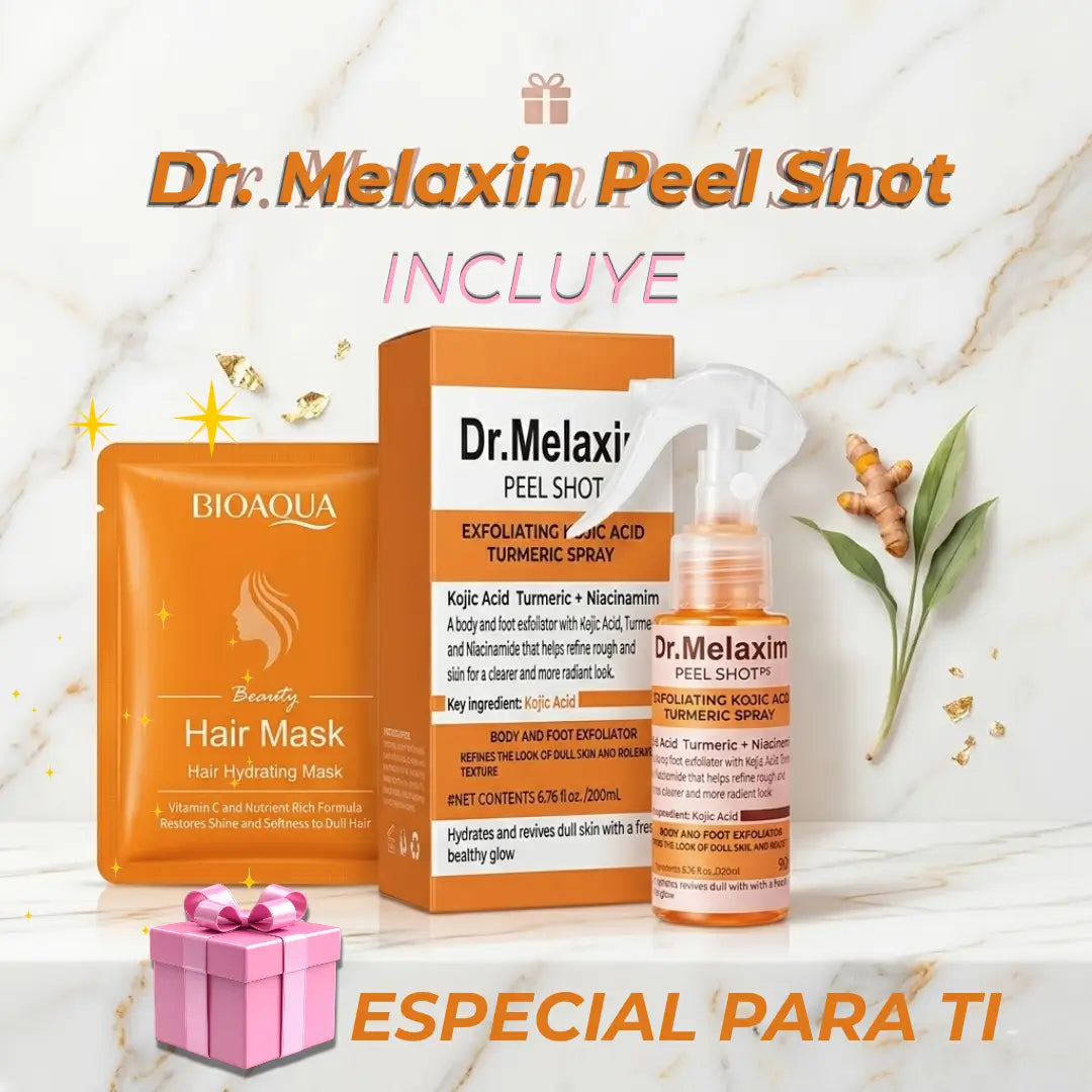 Dr. Melaxim Peel Shot | Exfoliante Coreano con Arroz y Niacinamida Despigmenta Tu Piel en 30 días🎁OBSEQUIO GRATIS