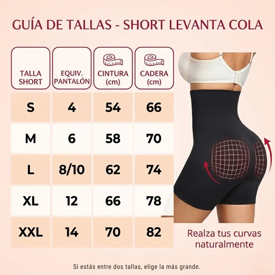 Luce tu Cinturita de Avispa y Realza tu Cola Con un Short Cómodo que No se Marca.