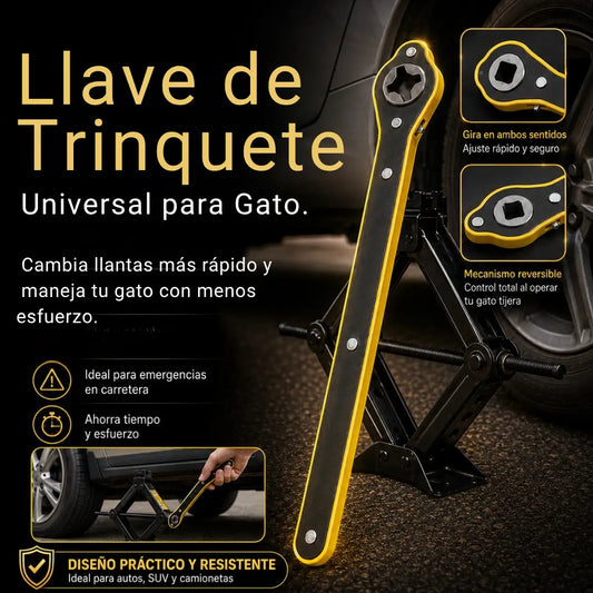 Llave Trinquete Universal Para Gato | Cambia Llantas en Segundos y sin Esfuerzo