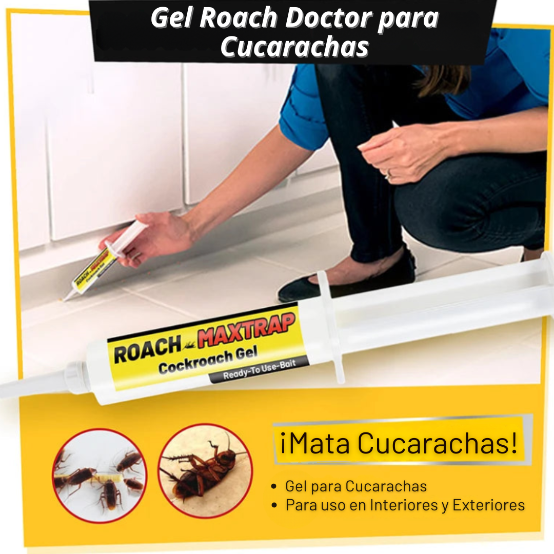 OFERTA 2x1 Gel para Eliminar Cucarachas - Roach Doctor
