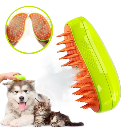 Cepillo de Vapor Inteligente 3 en 1 Para Mascotas