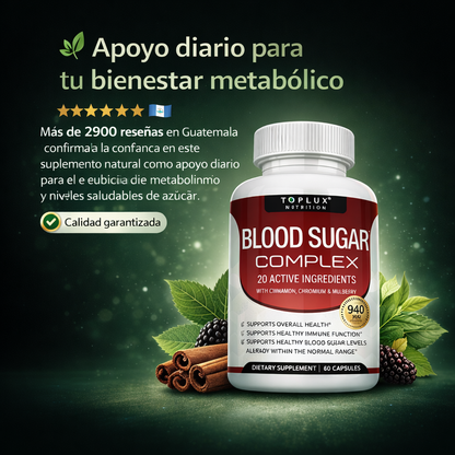Blood Sugar Complex - Regula tus Niveles de Azucar