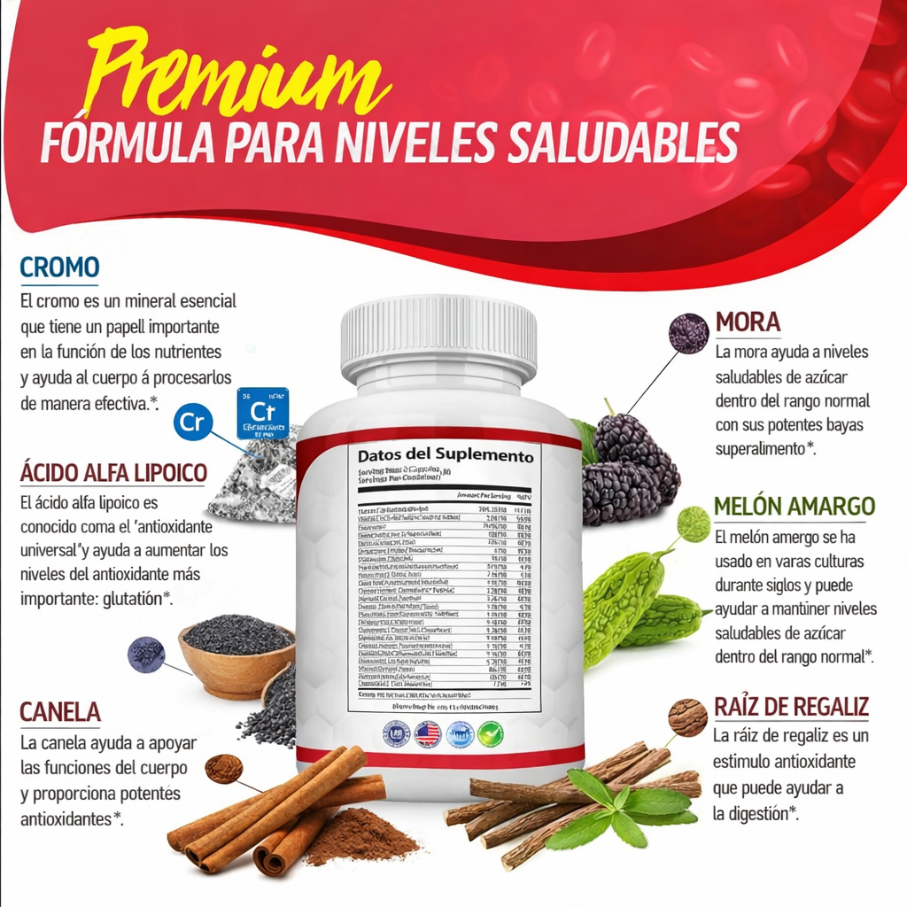 Blood Sugar Complex - Regula tus Niveles de Azucar