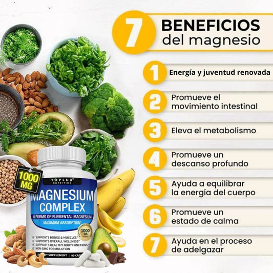 Magnesio Vital Complex 7 en 1 - 60 Capsulas
