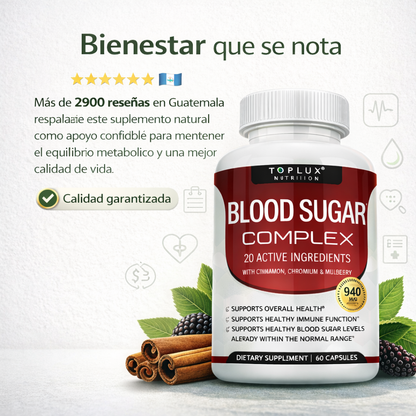 Blood Sugar Complex - Regula tus Niveles de Azucar