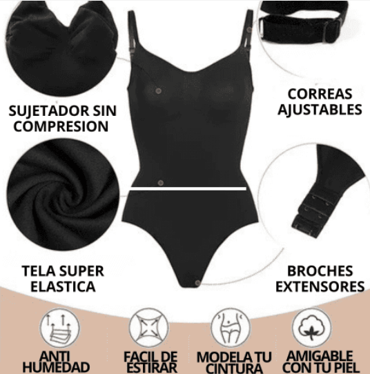 BODY COMPRESOR (Reduce Tallas) + Obsequio 😍 "Mascara para Pestañas🥰 OFERTA solo este Mes